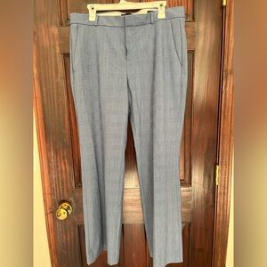 Banana Republic Blue Plaid Dress Pants